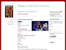 Tablet Screenshot of coventry.skepticsinthepub.org