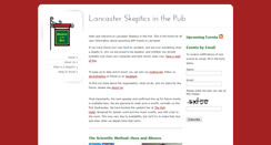 Desktop Screenshot of lancaster.skepticsinthepub.org