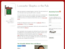 Tablet Screenshot of lancaster.skepticsinthepub.org