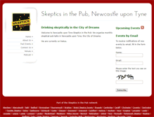 Tablet Screenshot of newcastle.skepticsinthepub.org