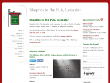 Tablet Screenshot of leicester.skepticsinthepub.org